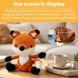 Fox Crochet DIY Kit – Beginner Amigurumi Kit with Full Supplies & Instructions
