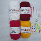 WoolBee Basic Beginner Crochet Kit