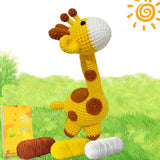 Giraffe Crochet DIY Kit – Beginner Amigurumi Crochet Kit with Video Tutorial