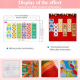 Geometric Cross-Stitch Bookmark Kit - Set of 6
