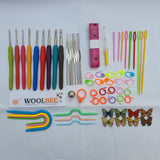 WoolBee Knitting & Crochet Accessories Set (66pcs)