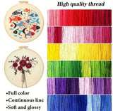 Colorful Tree of Life Embroidery DIY Kit