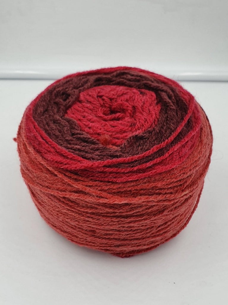 Wool Mix Yarn Cake - Imported Multicolor Gradient Knitting Crochet Yarn Big Ball 200g