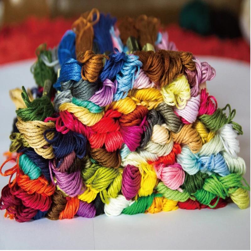 100 Mix Colors Embroidery Thread – Al Saeed Wool House