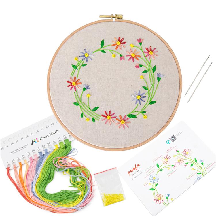 Embroidery Kit DIY - 7 Inch