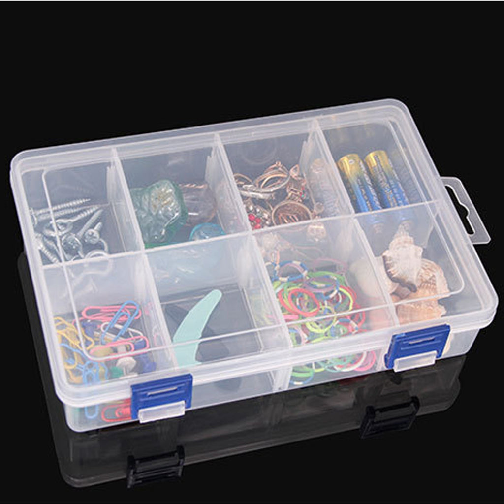 Plastic Storage Box - 8 Grid
