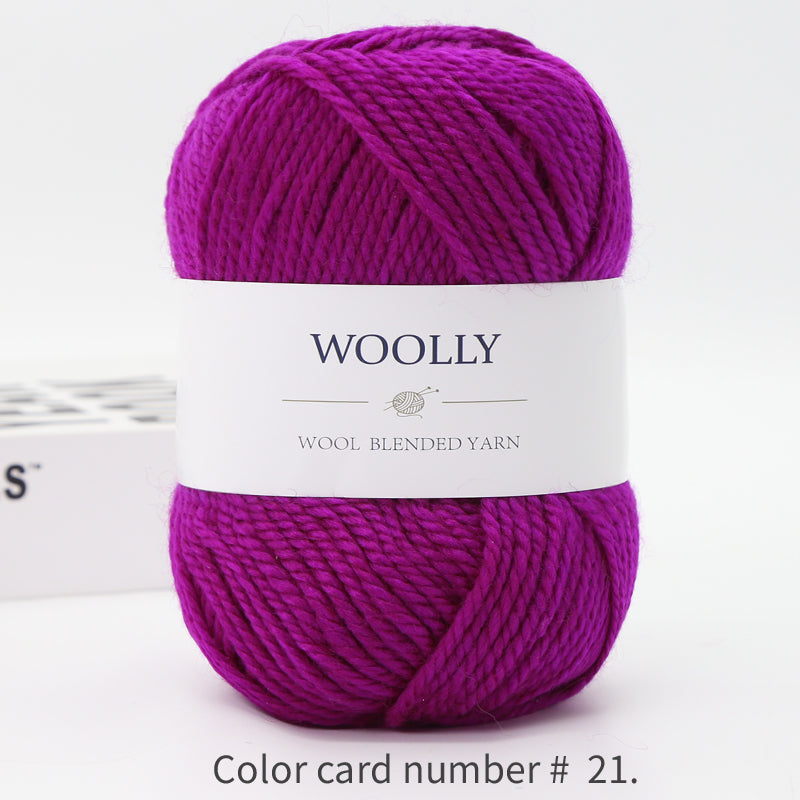 WOOLLY Wool Blended Yarn Ball