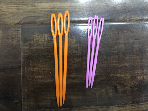 Plastic Tapestry Needle (Set of 6)