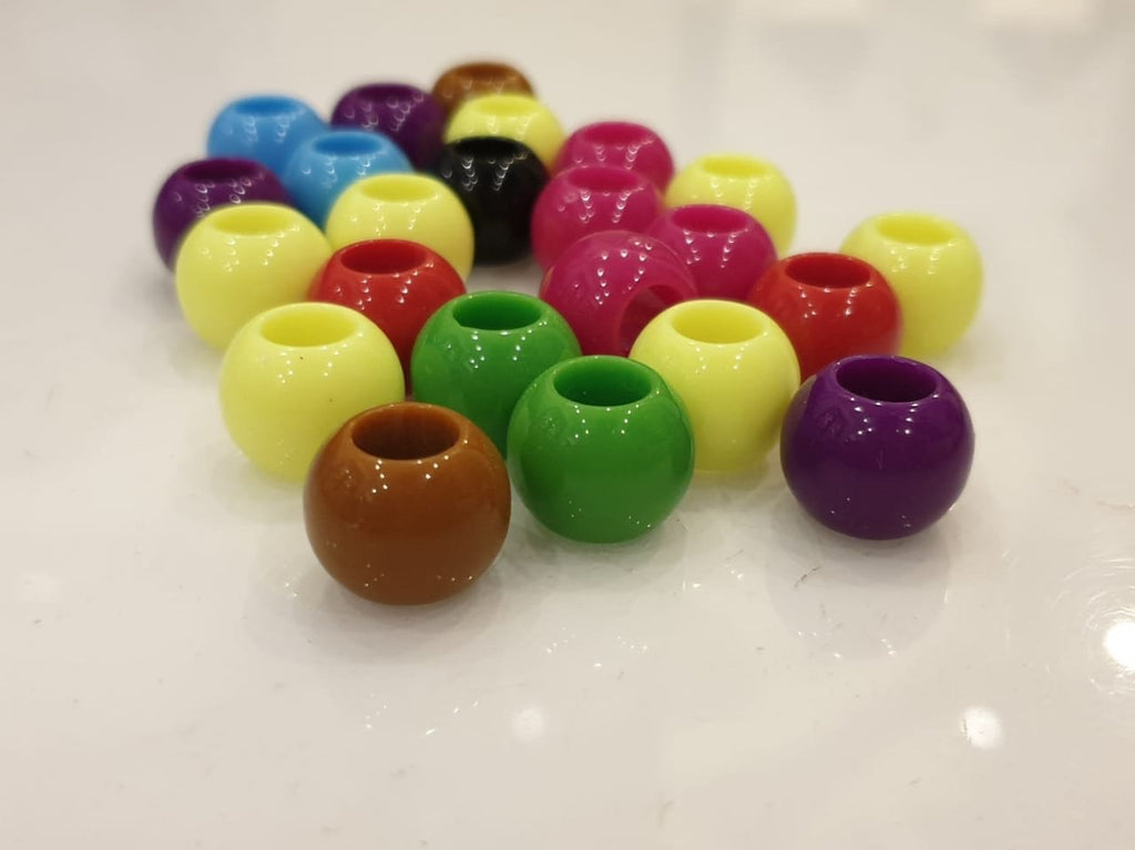 Plastic Beads (Macrame) - 50 Beads