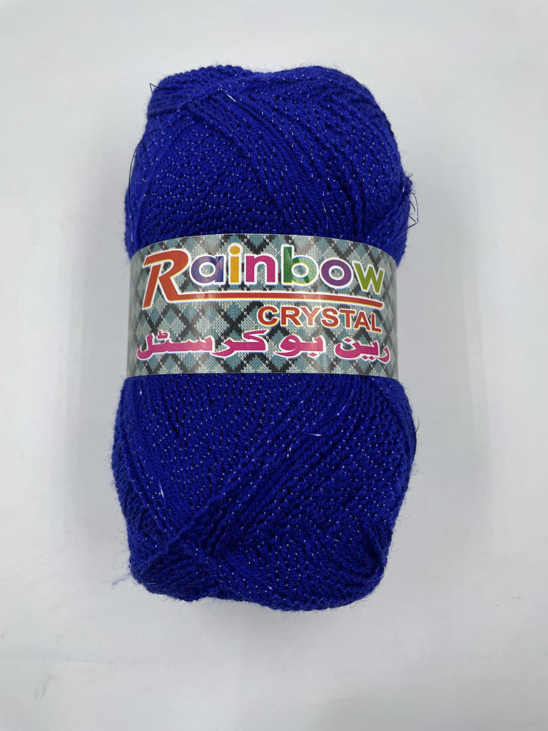 Rainbow Crystal Zari Yarn Packet - 5 Balls