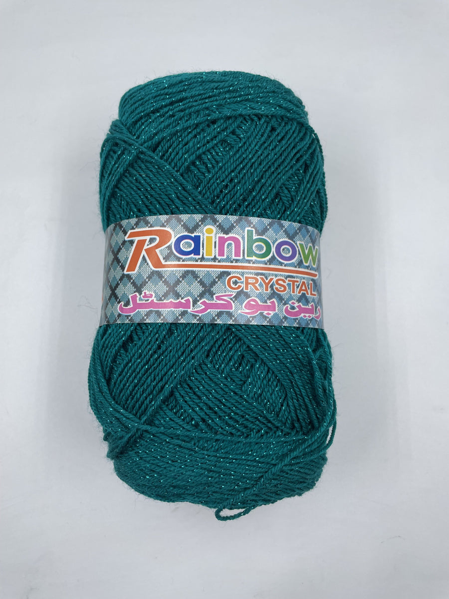 Rainbow Crystal Zari Yarn Packet - 5 Balls – Al Saeed Wool House