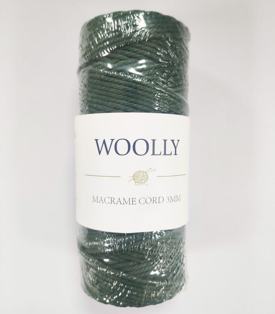 WOOLLY Macrame Cord/Cotton Cord Roll - 3MM