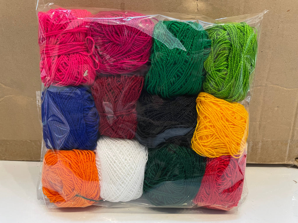 Woolen Embroidery Thread (Pack of 12)