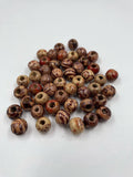 Wooden Beads (Macrame) - 50 Beads