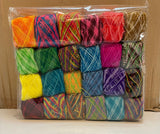 Multicolor Woolen Embroidery Thread (Pack of 24)