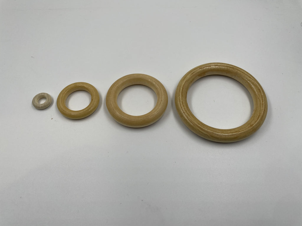 Wooden Macrame Ring - 3.5cm – The Eternal Maker