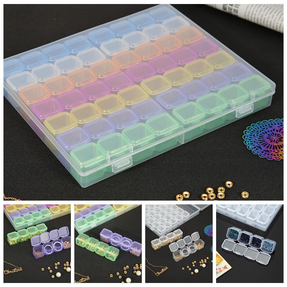 Mr. Pen- Diamond Painting Bead Storage Containers, 28 Grids, 2 Pack, Includes 160pcs Label Stickers, Diamond Art Bead Boxorganizer