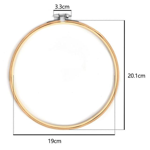 Bamboo Frame Embroidery Hoop - Imported