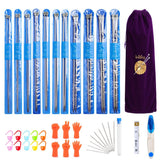 Single Pointed Stainless Steel Knitting Needles Set