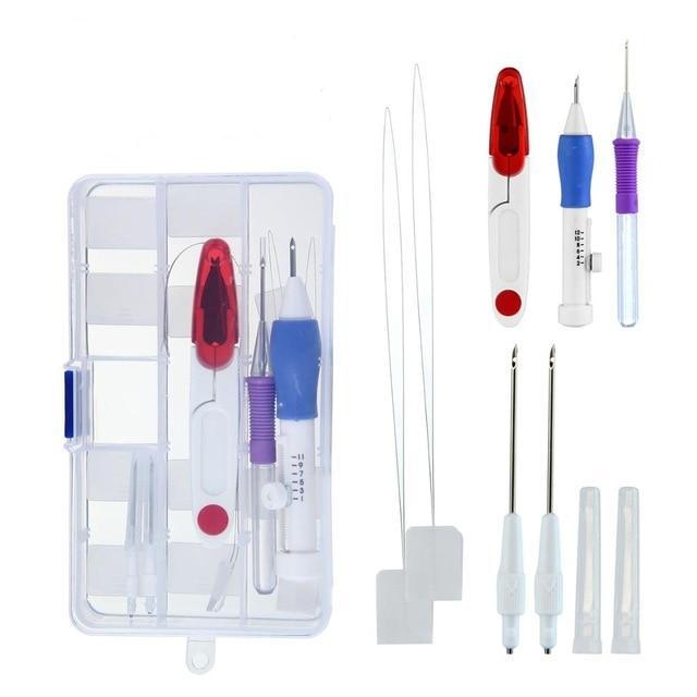 Magic Embroidery Punch Needles Pen Set (3D Embroidery/Cross Stitch)