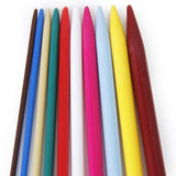 Plastic Single Pointed Knitting Needles (Size 2.0mm to 6.5mm) - 10 size - 25cm