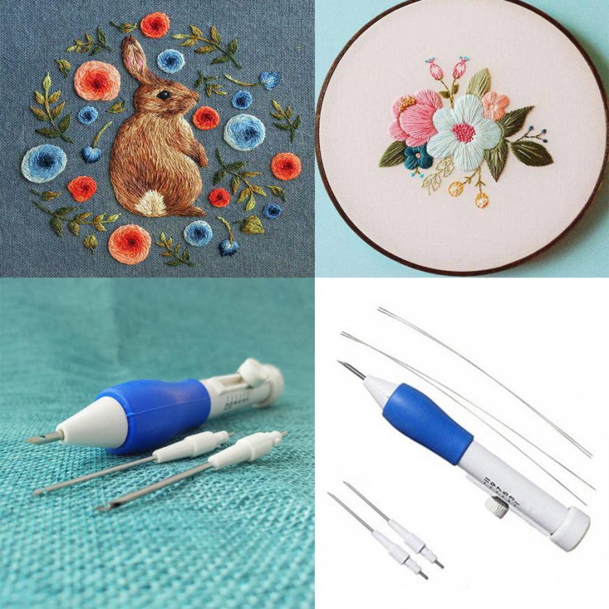 3D Punch Needle Set for Embroidery/Cross-Stitch