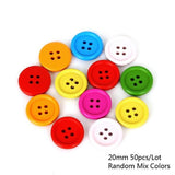 Round/Animal Natural Wood Buttons