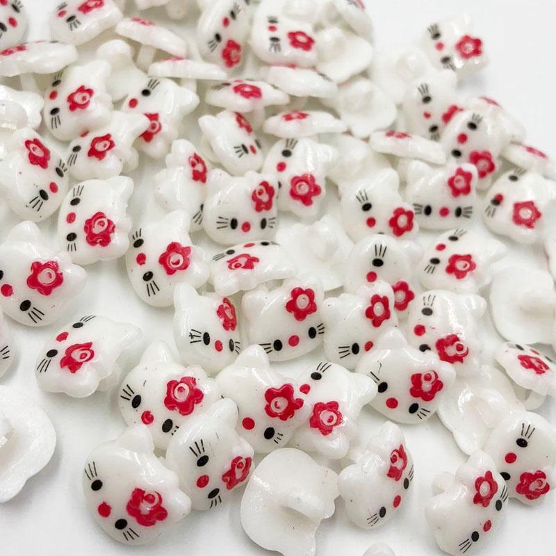 Hello Kitty Plastic Buttons