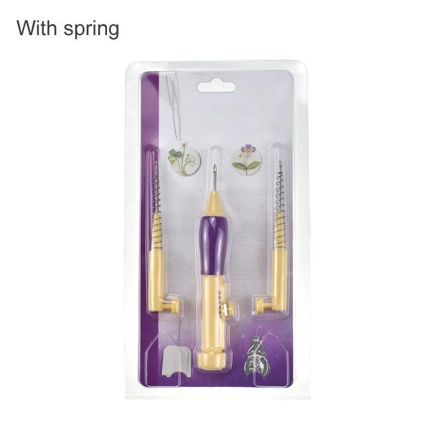 Embroidery Tool Pen Set Punch Needle (Spring)