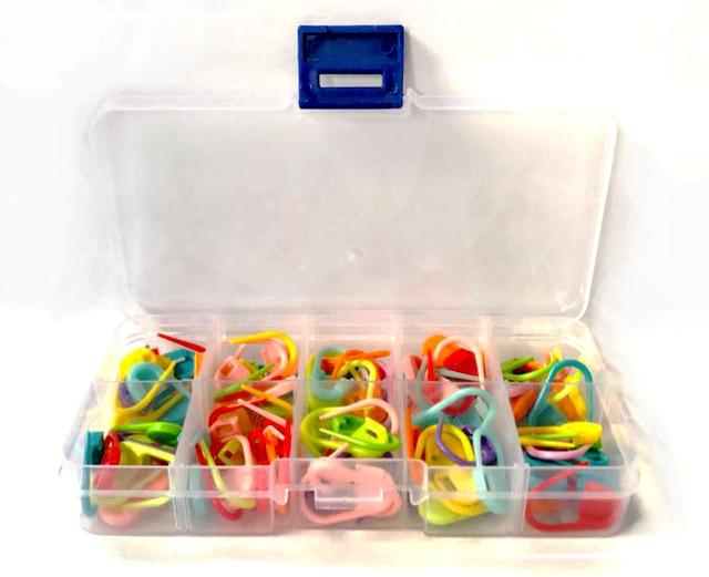 Plastic Knitting/Crochet Locking Markers - Stitch Markers (Pack of 100)